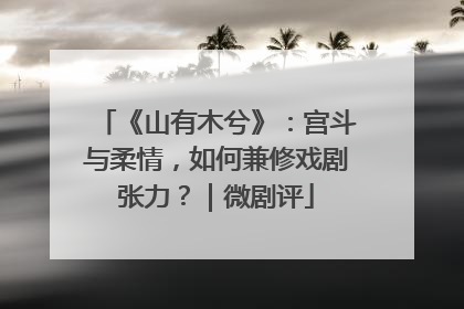 《山有木兮》：宫斗与柔情，如何兼修戏剧张力？｜微剧评