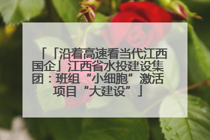 「沿着高速看当代江西国企」江西省水投建设集团：班组“小细胞”激活项目“大建设”