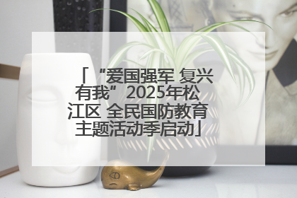 “爱国强军 复兴有我”2025年松江区 全民国防教育主题活动季启动