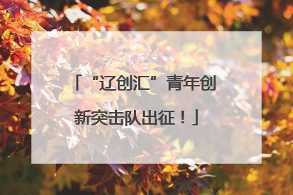 “辽创汇”青年创新突击队出征！