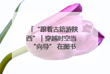 “跟着古籍游陕西”｜穿越时空当“向导” 在图书馆外“活”起来