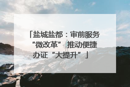 盐城盐都：审前服务“微改革” 推动便捷办证“大提升”