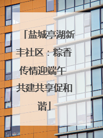 盐城亭湖新丰社区：粽香传情迎端午 共建共享促和谐