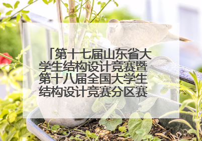 第十七届山东省大学生结构设计竞赛暨第十八届全国大学生结构设计竞赛分区赛在青岛举办