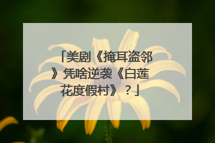 美剧《掩耳盗邻》凭啥逆袭《白莲花度假村》？
