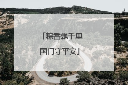 粽香飘千里 国门守平安
