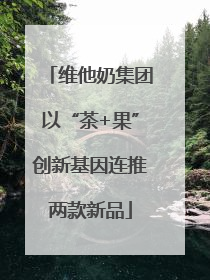 维他奶集团以“茶+果”创新基因连推两款新品