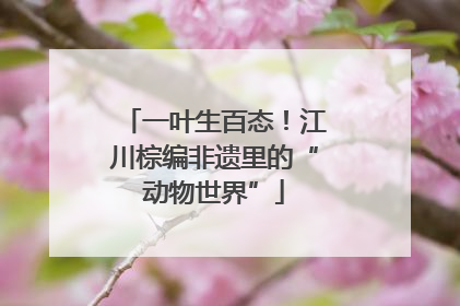 一叶生百态！江川棕编非遗里的“动物世界”