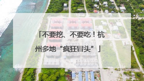 不要挖、不要吃！杭州多地“疯狂冒头”