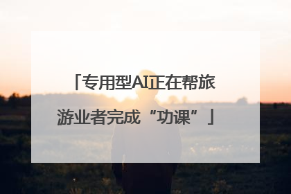 专用型AI正在帮旅游业者完成“功课”