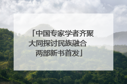 中国专家学者齐聚大同探讨民族融合 两部新书首发