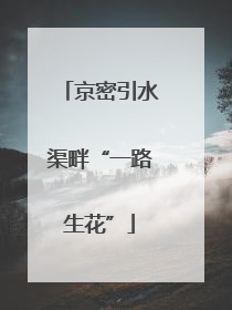 京密引水渠畔“一路生花”