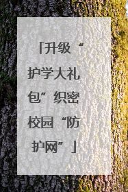 升级“护学大礼包”织密校园“防护网”