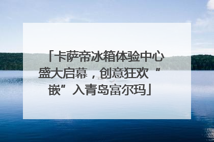 卡萨帝冰箱体验中心盛大启幕，创意狂欢“嵌”入青岛富尔玛