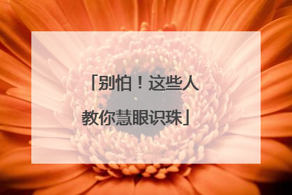 别怕！这些人教你慧眼识珠