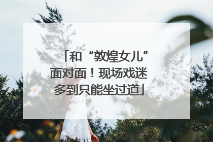 和“敦煌女儿”面对面！现场戏迷多到只能坐过道