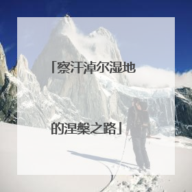 察汗淖尔湿地的涅槃之路