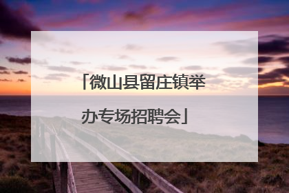 微山县留庄镇举办专场招聘会