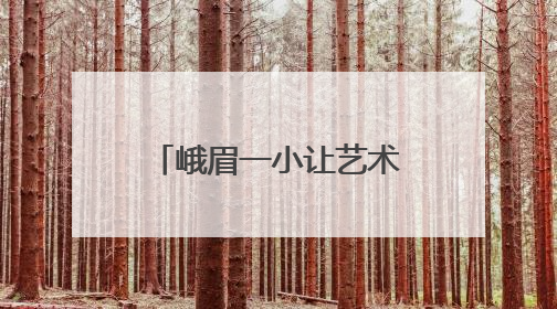 峨眉一小让艺术的种子悄然播撒在每个学生心间