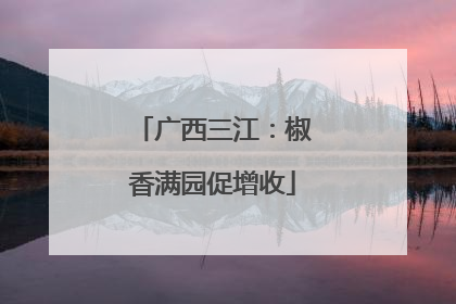 广西三江：椒香满园促增收