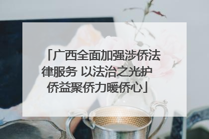 广西全面加强涉侨法律服务 以法治之光护侨益聚侨力暖侨心