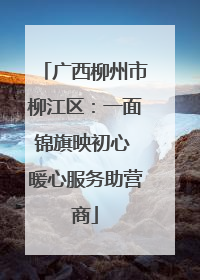 广西柳州市柳江区：一面锦旗映初心 暖心服务助营商