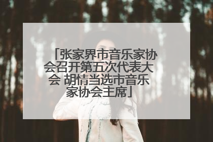张家界市音乐家协会召开第五次代表大会 胡情当选市音乐家协会主席