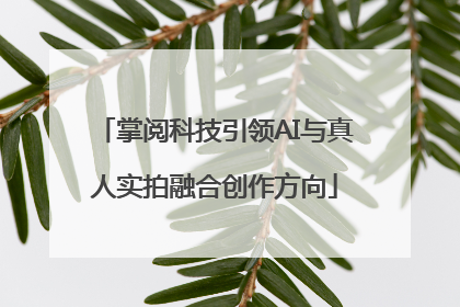 掌阅科技引领AI与真人实拍融合创作方向