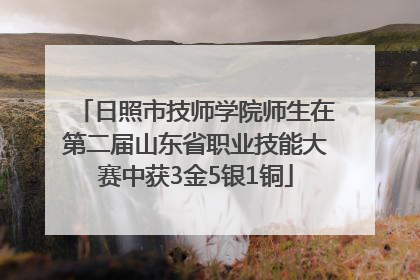 日照市技师学院师生在第二届山东省职业技能大赛中获3金5银1铜