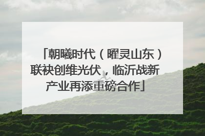 朝曦时代（曜灵山东）联袂创维光伏，临沂战新产业再添重磅合作