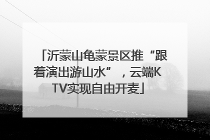 沂蒙山龟蒙景区推“跟着演出游山水”，云端KTV实现自由开麦