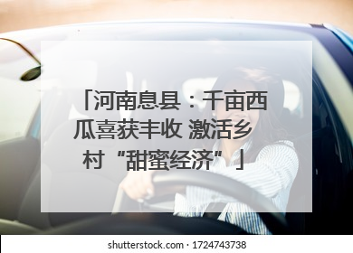 河南息县：千亩西瓜喜获丰收 激活乡村“甜蜜经济”