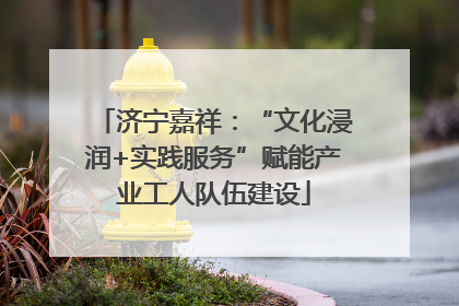 济宁嘉祥：“文化浸润+实践服务”赋能产业工人队伍建设