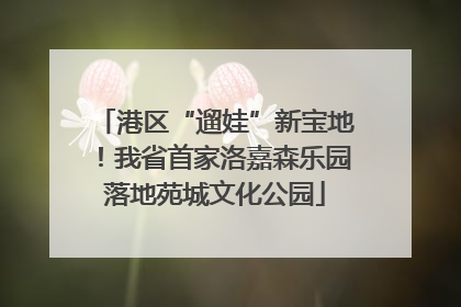 港区“遛娃”新宝地！我省首家洛嘉森乐园落地苑城文化公园