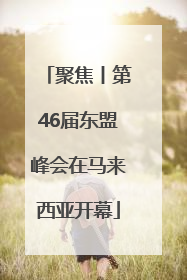 聚焦丨第46届东盟峰会在马来西亚开幕