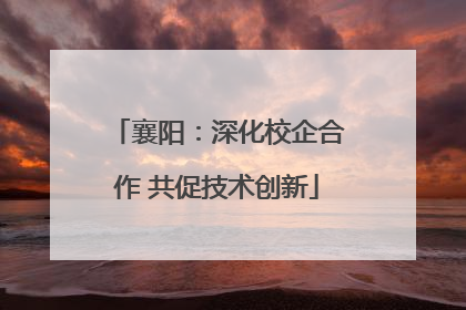 襄阳：深化校企合作 共促技术创新
