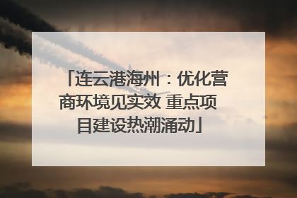 连云港海州：优化营商环境见实效 重点项目建设热潮涌动