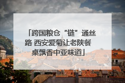 跨国粮仓“链”通丝路 西安爱菊让老陕餐桌飘香中亚味道