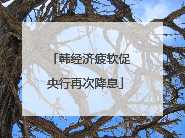 韩经济疲软促央行再次降息