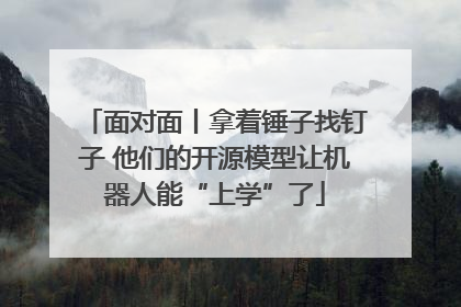面对面丨拿着锤子找钉子 他们的开源模型让机器人能“上学”了