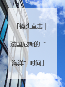 镜头直击｜法国尼斯的“海洋”时间