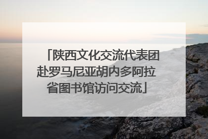 陕西文化交流代表团赴罗马尼亚胡内多阿拉省图书馆访问交流