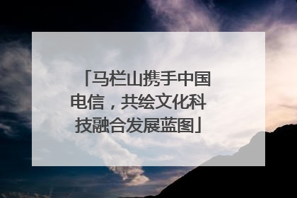 马栏山携手中国电信，共绘文化科技融合发展蓝图