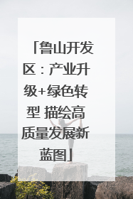 鲁山开发区：产业升级+绿色转型 描绘高质量发展新蓝图