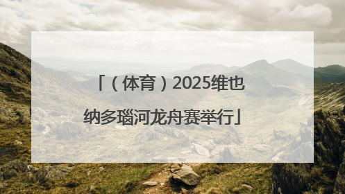 （体育）2025维也纳多瑙河龙舟赛举行