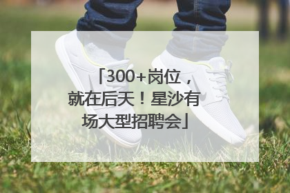 300+岗位，就在后天！星沙有场大型招聘会